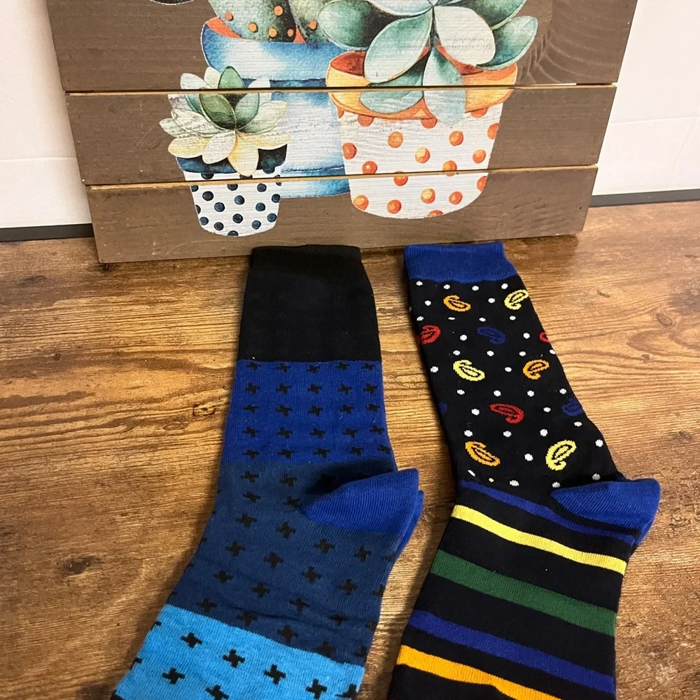 Colorful Patterned Men's Socks Set - Picture 5 of 5